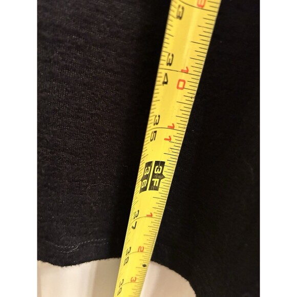 Philosophy Black Bateau Neck Midi Sweater Dress/ Large Size Career Office - Picture 5 of 6